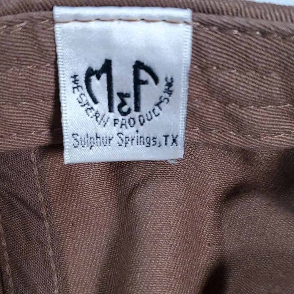 M&F Western Products Ladies Rhinestone Crosses Pony‎ Hair Fur Baseball Cap Hat